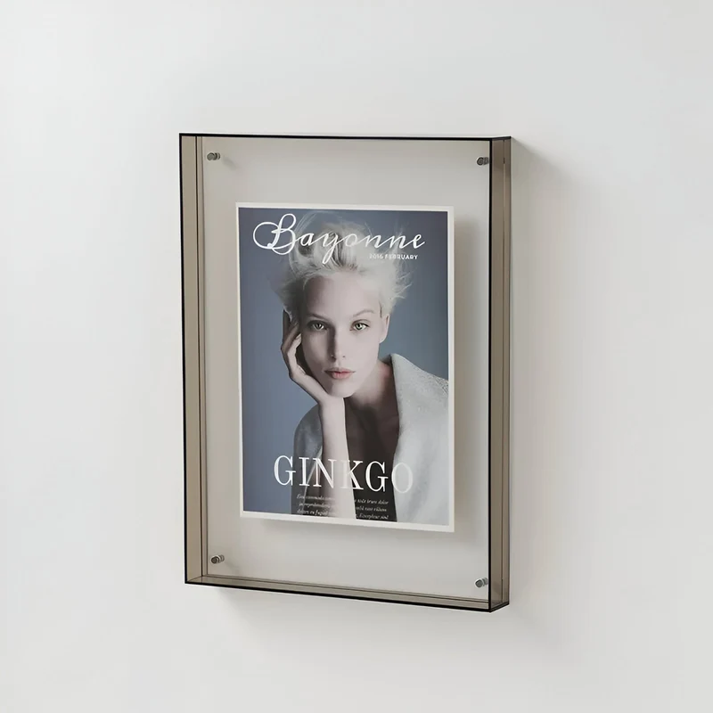 Skanto | Farbiger transparenter Acrylrahmen für moderne Displays