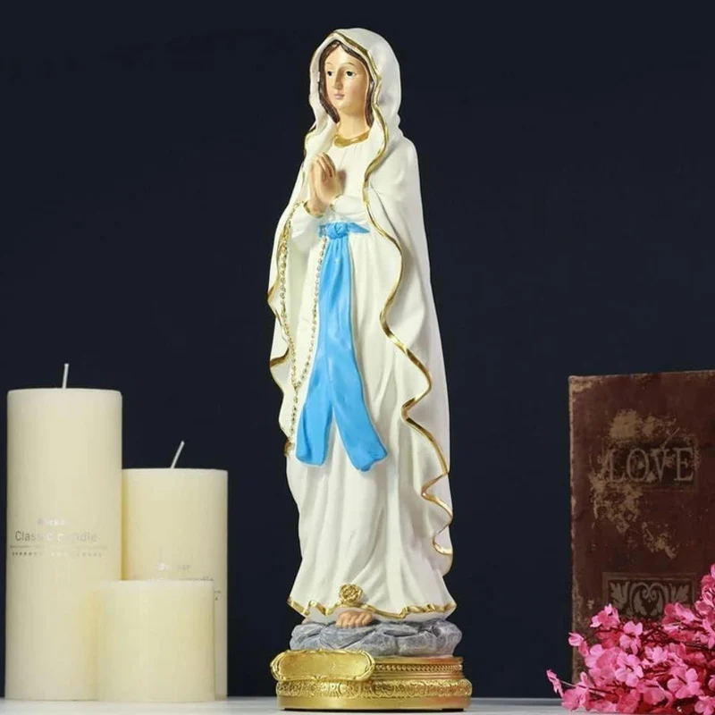 Jungfrau Maria Statue Deko Figur Kunstharz
