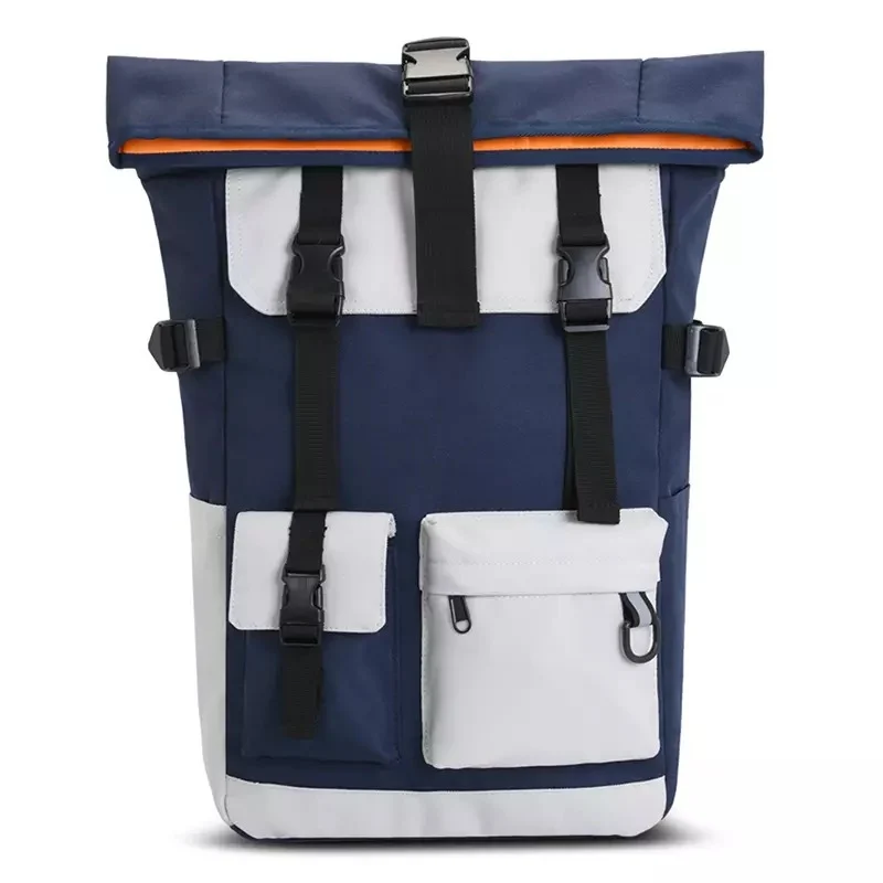 Moderner Rolltop-Rucksack mit Multifunktionalen Außentaschen Karnz