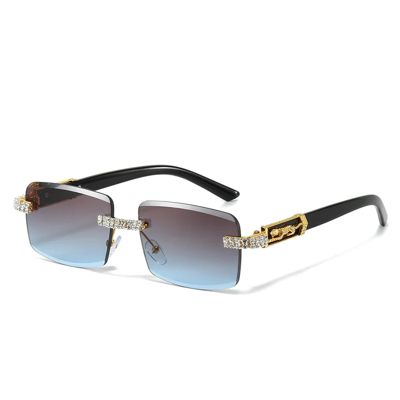 Dekorativer quadratischer Rahmen Modetrends Sonnenbrille Karnz