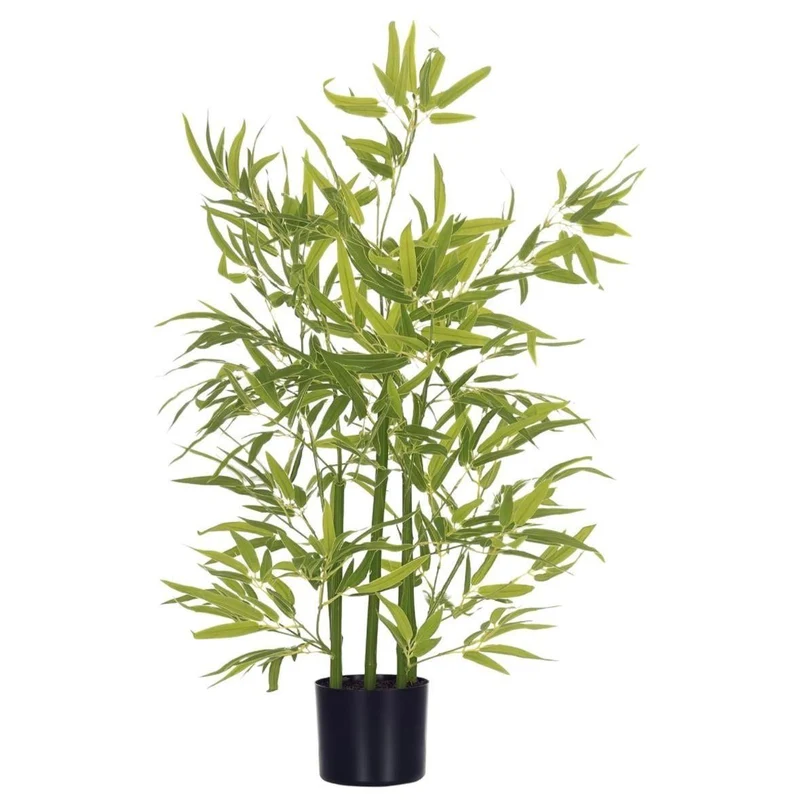 Kunstpflanze Bambus 90cm künstlich Deko