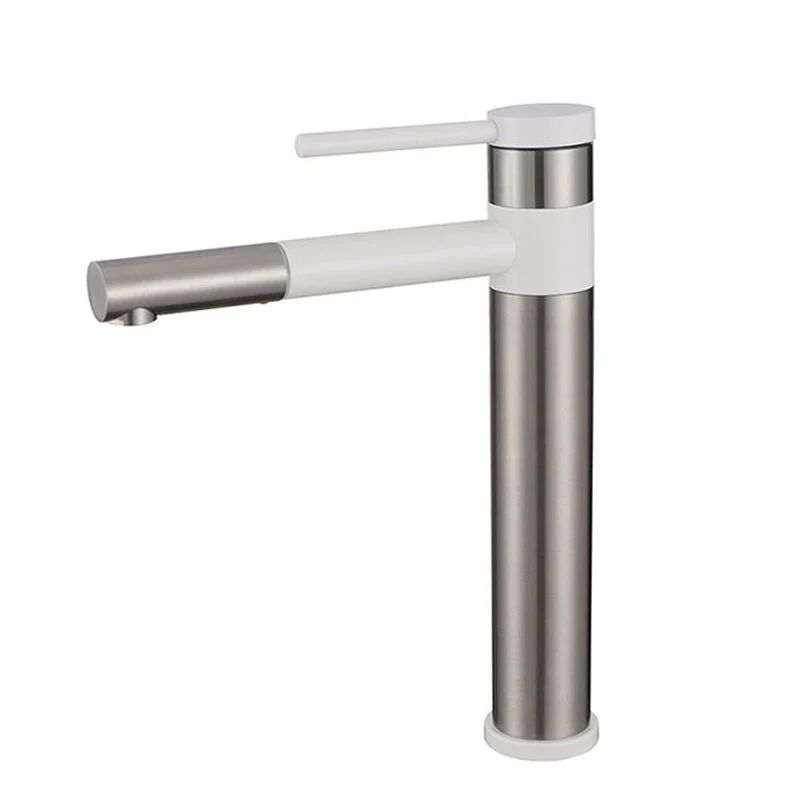 Moderner Beckenarmatur Edelstahl Einhebel Niedriger Auslauf Pull-Down Beckenarmatur