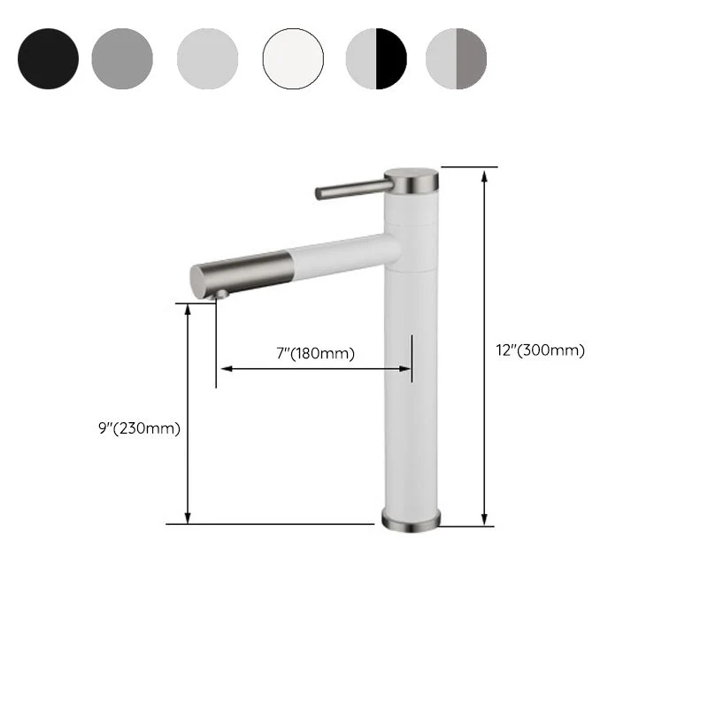 Moderner Beckenarmatur Edelstahl Einhebel Niedriger Auslauf Pull-Down Beckenarmatur