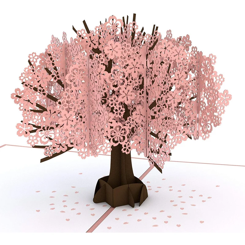 Cherry Blossom Pop Up Card