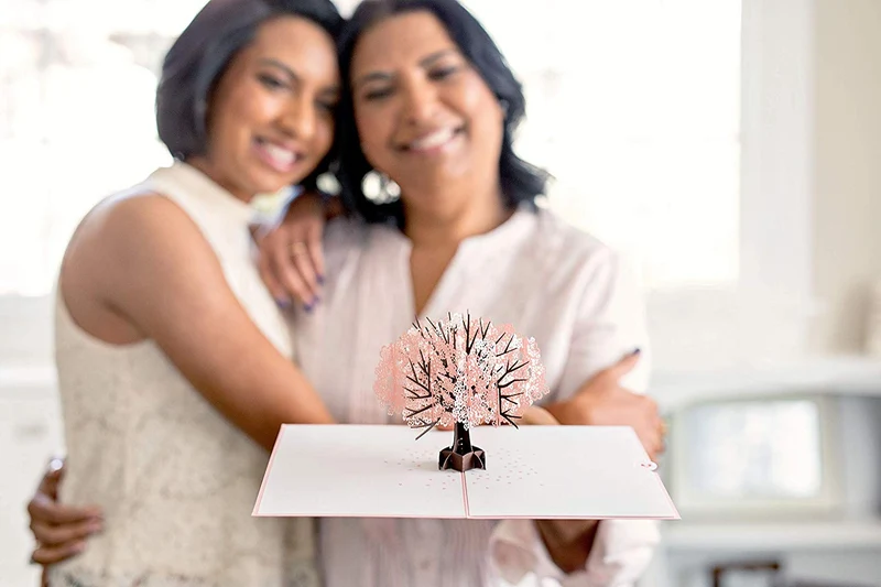 Cherry Blossom Pop Up Card
