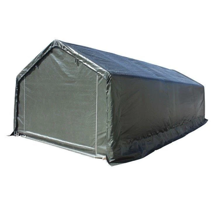 XXL Weidezelt 6×3,3m Unterstand mit PVC-Plane