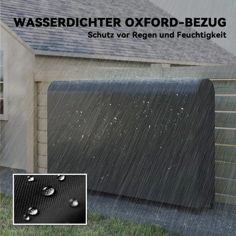 Kaminholzregal Brennholzlager mit Abdeckung 199cm Stahl bis 300kg