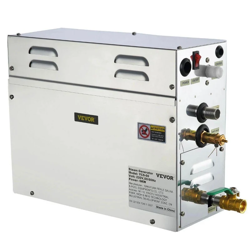6kW Dampfgenerator für Dampfdusche & Sauna mit LED-Steuerung