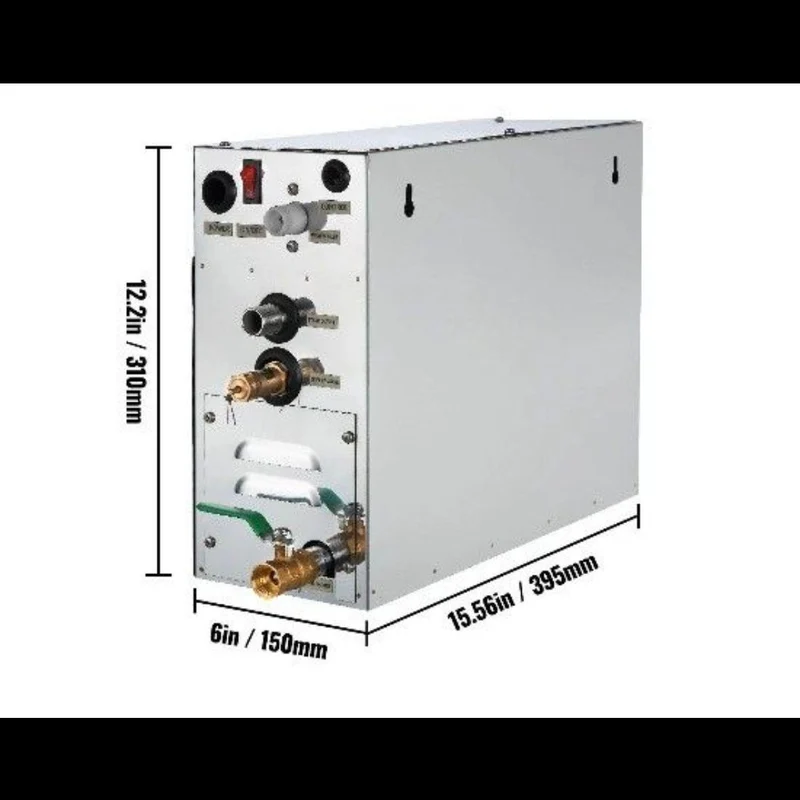 6kW Dampfgenerator für Dampfdusche & Sauna mit LED-Steuerung