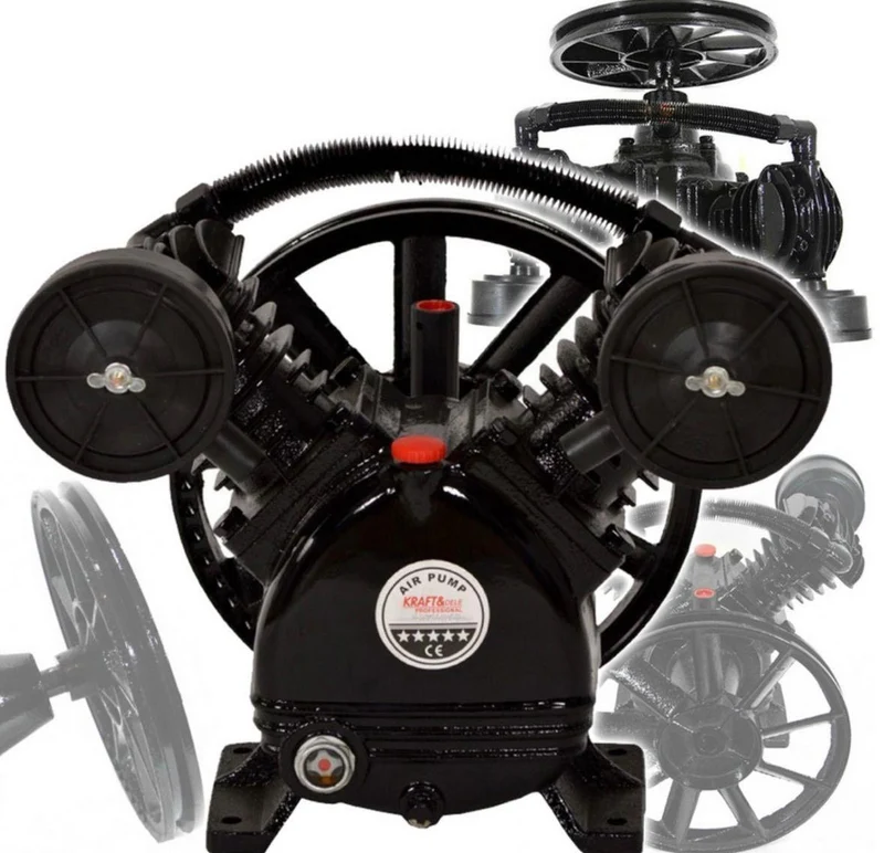 2-Zylinder Kompressorpumpe V-0.48/8 480l/min 8bar ölgeschmiert