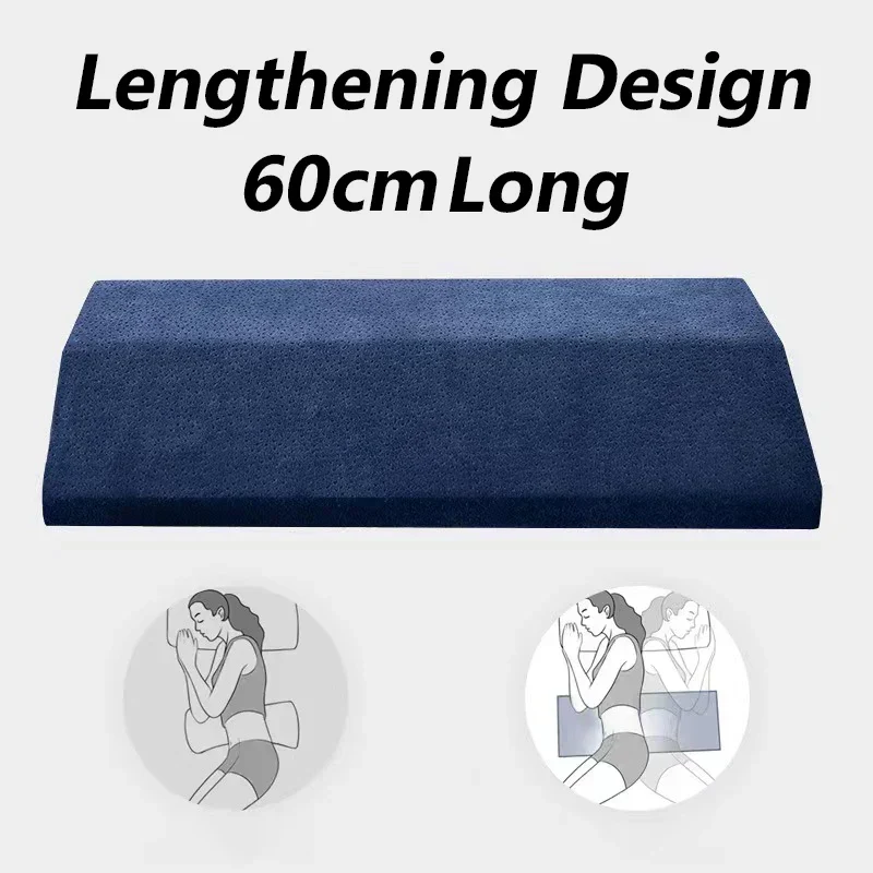 Skanto | Memory Foam Lendenwirbelstützkissen - Rückenstütze zum Schlafen im Bett, Taillenkissen zur Linderung von Schmerzen im unteren Rücken