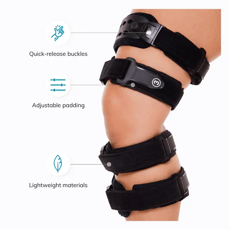 Osteoarthritis Relief Kniebandage | Mediale und laterale OA Unterstützung für Knorpel-auf-Knorpel Arthritis Schmerzen
