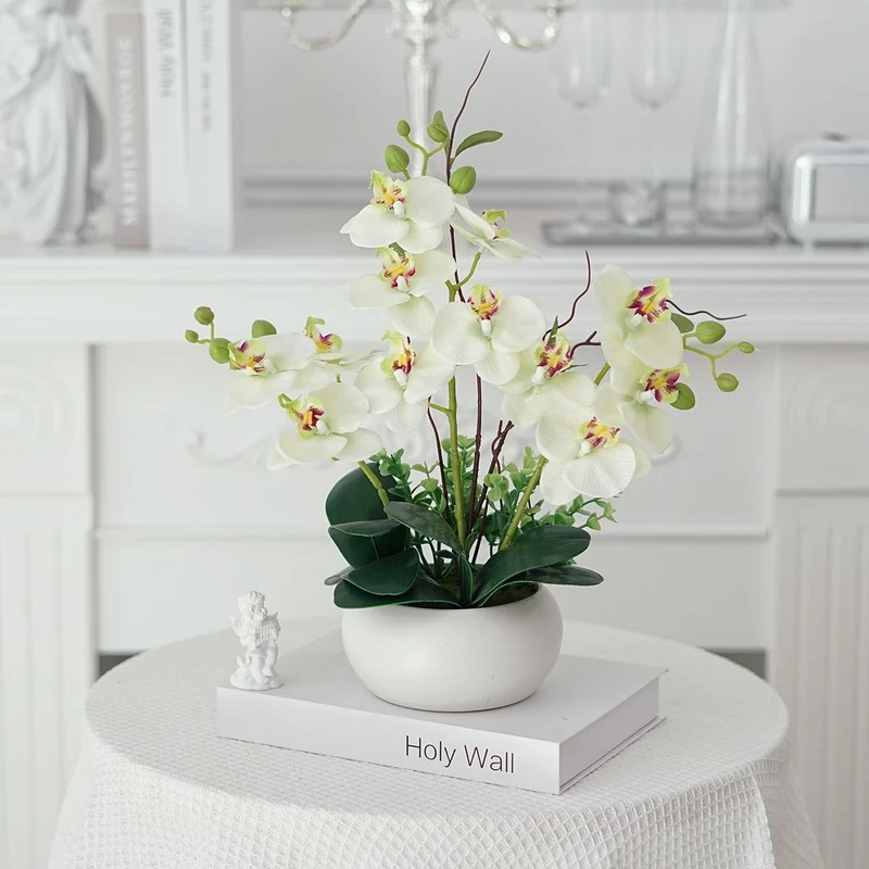 Realistische künstliche Orchideen Dekoration