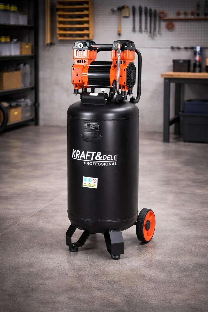 Ölfreier Vertikal-Kompressor 100L 3000W 10bar Druckluftkompressor