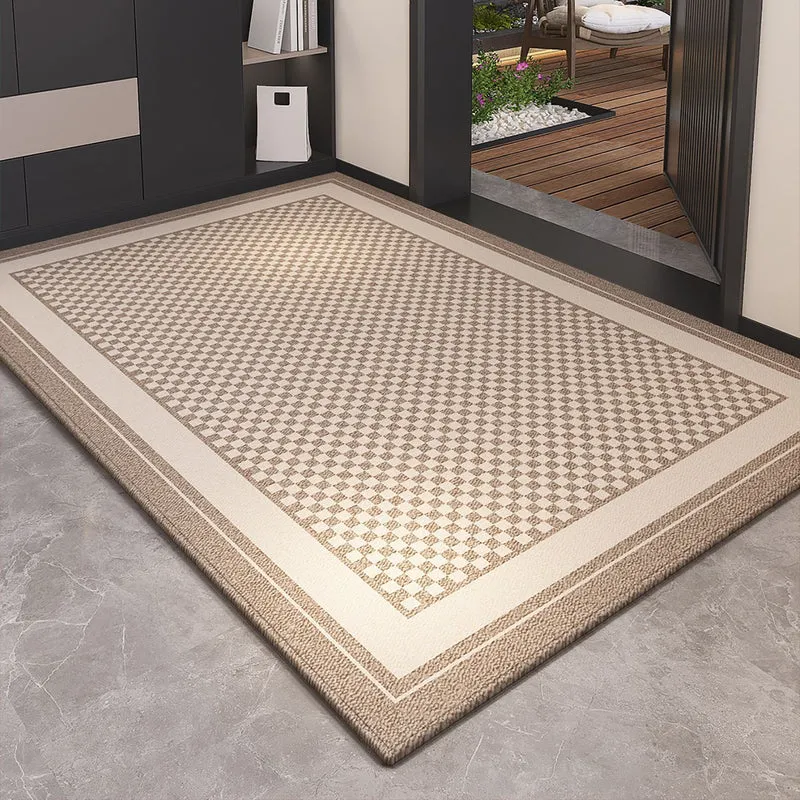 Eleganter geometrischer gemusterter Teppich