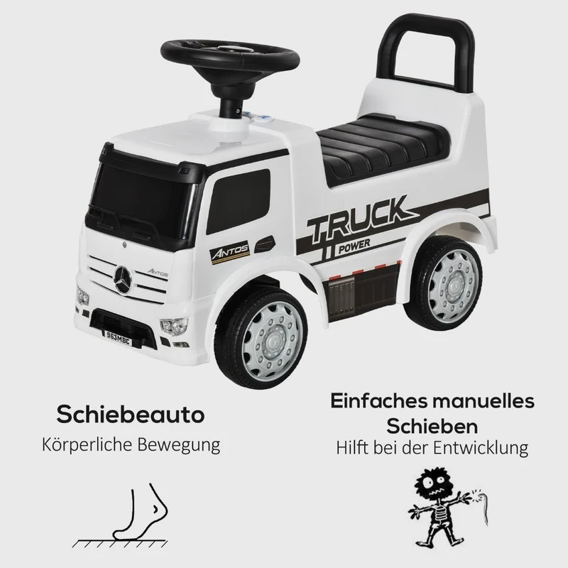 Mercedes Kinder Rutschauto 3in1 mit Schiebefunktion
