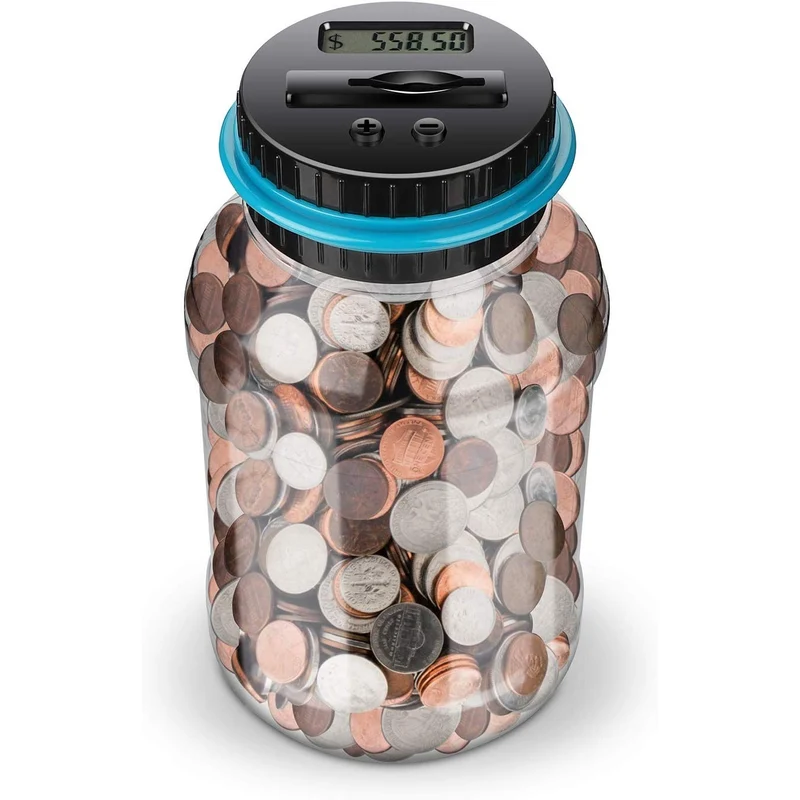 Digital Counting Money Jar