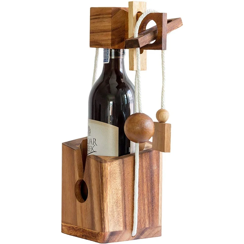 Wine Puzzle Box