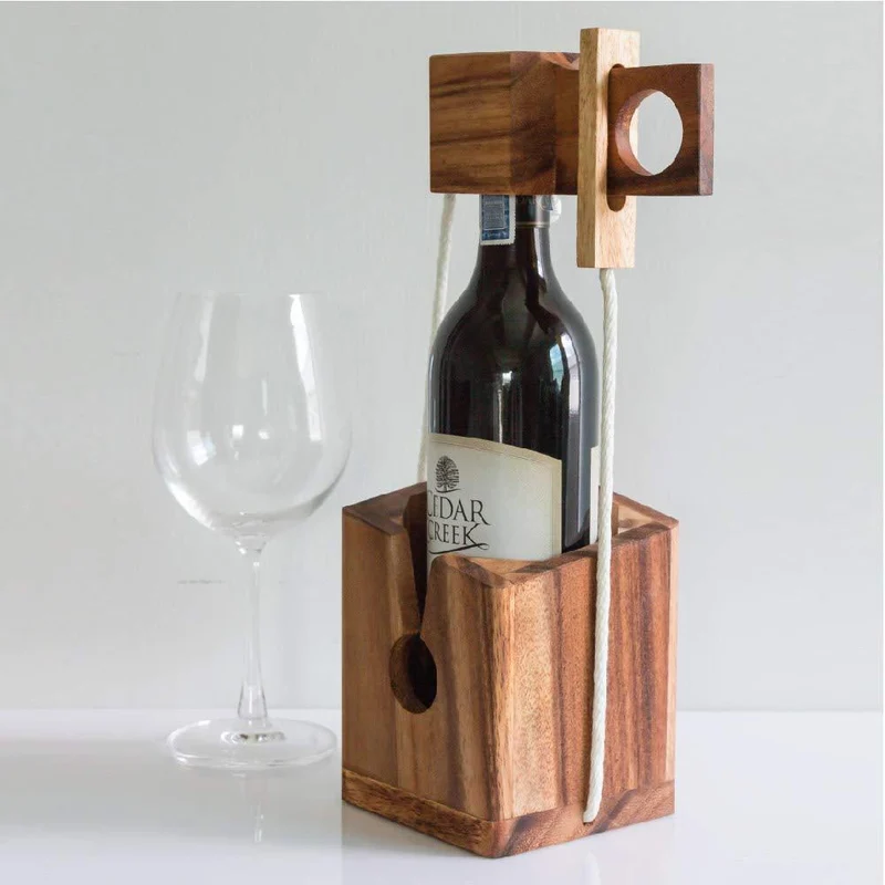Wine Puzzle Box