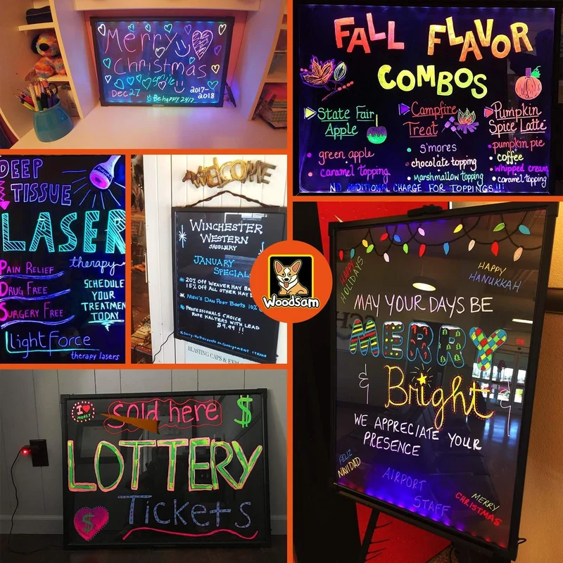Erasable Neon Message Board