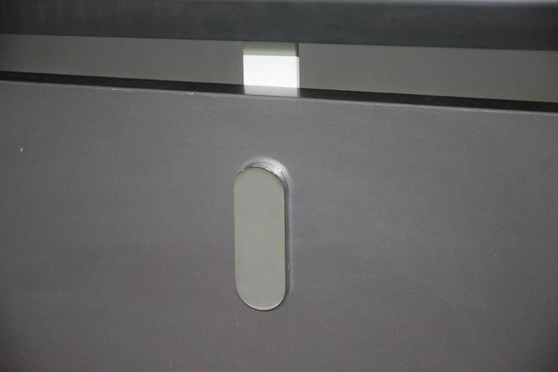 Chef-Schreibtisch 220×180cm Managerschreibtisch Kunstleder