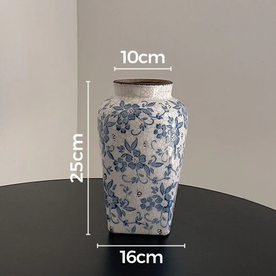 Handgefertigte Keramische Rissglas Blumen Dekorative Tischvase