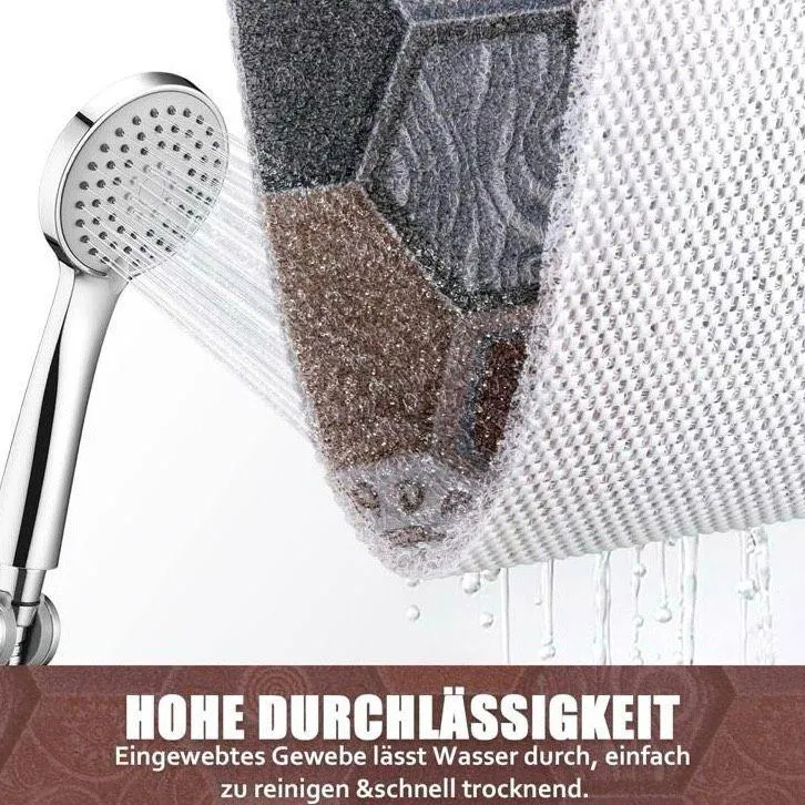 Rutschfeste PVC-Duschmatte 80×80cm Anti-Rutsch Badematte