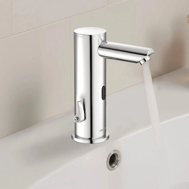Berührungslose Waschtischarmatur mit Infrarotsensor – Automatische Wasserhahn Armatur Messing