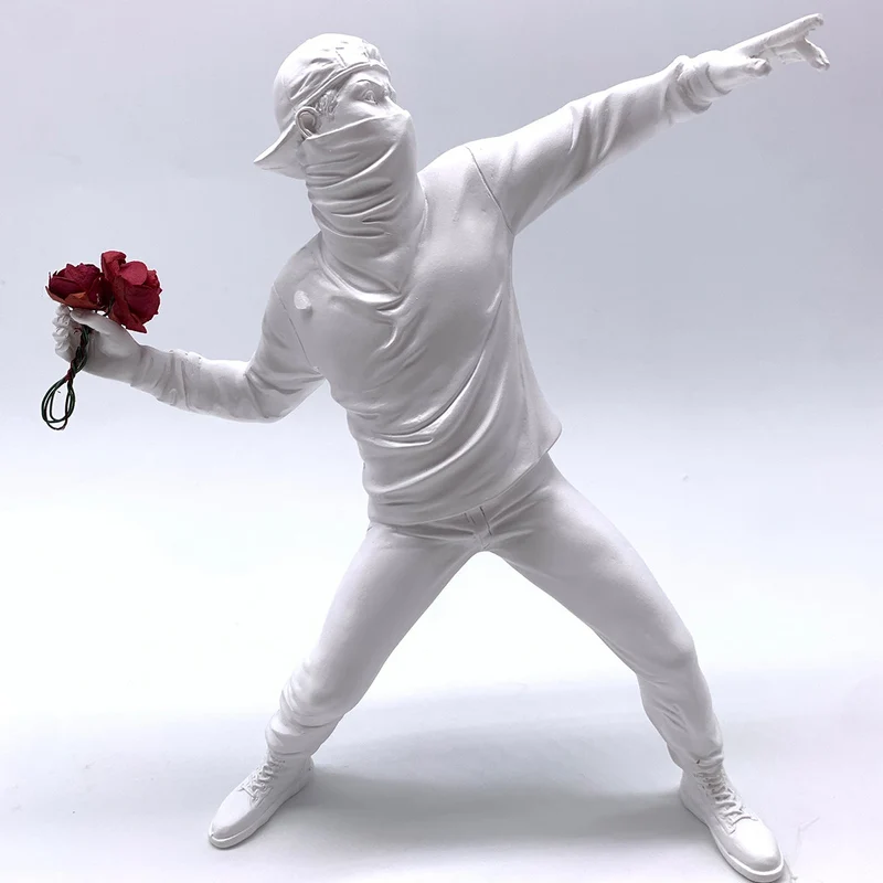 Skanto | Banksy Flower Rioter