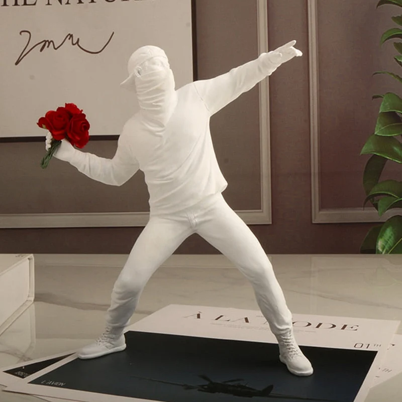 Skanto | Banksy Flower Rioter