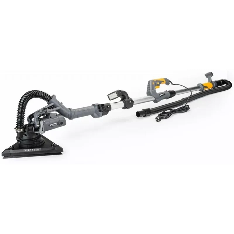Wand- und Deckenschleifer 1450W mit LED, Teleskop & 2 Schleifköpfen