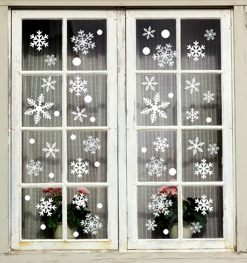 Snowflake Window Decals