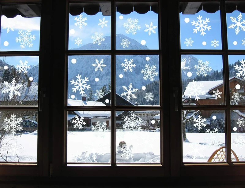 Snowflake Window Decals