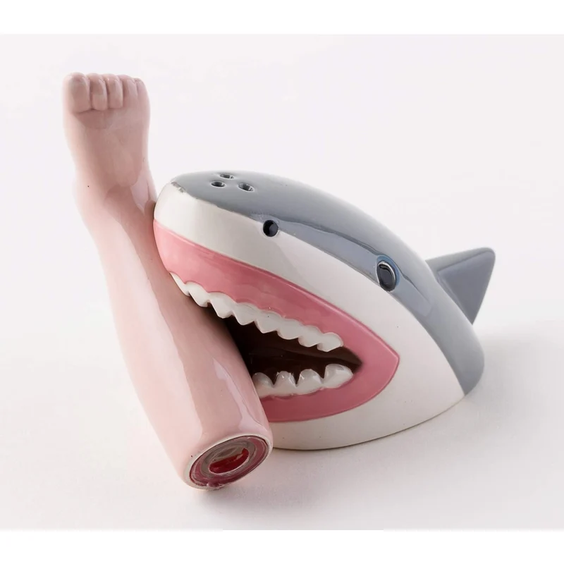 Shark and Foot Salt and Pepper Set