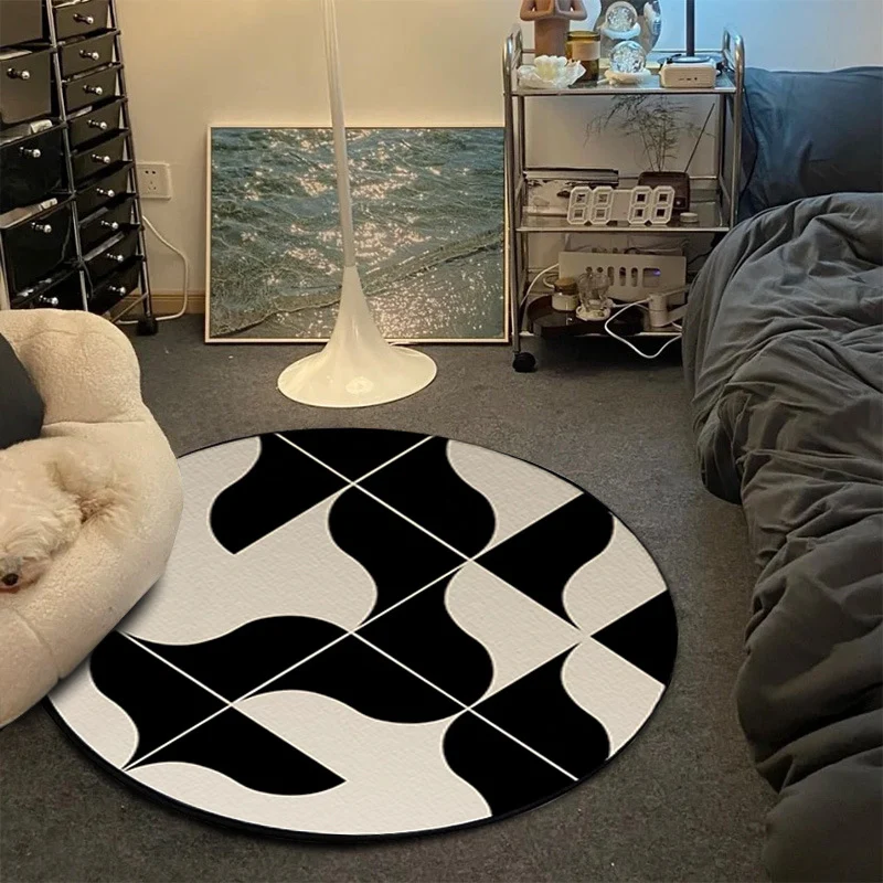 Moderner geometrischer Teppich