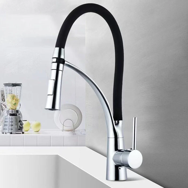 Skanto | Moderne 1-Griff-Armatur Kupfer berührungslos mit Wasserspender Standard-Küchenarmatur