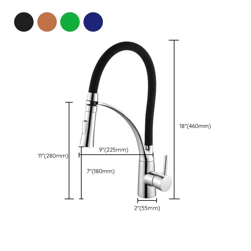 Skanto | Moderne 1-Griff-Armatur Kupfer berührungslos mit Wasserspender Standard-Küchenarmatur