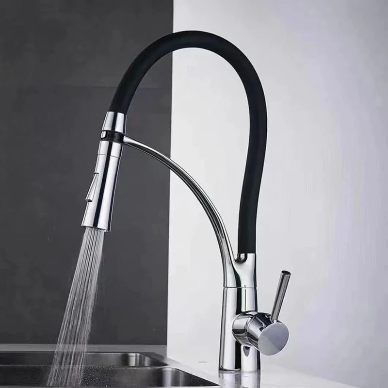 Skanto | Moderne 1-Griff-Armatur Kupfer berührungslos mit Wasserspender Standard-Küchenarmatur