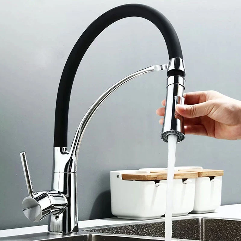 Skanto | Moderne 1-Griff-Armatur Kupfer berührungslos mit Wasserspender Standard-Küchenarmatur