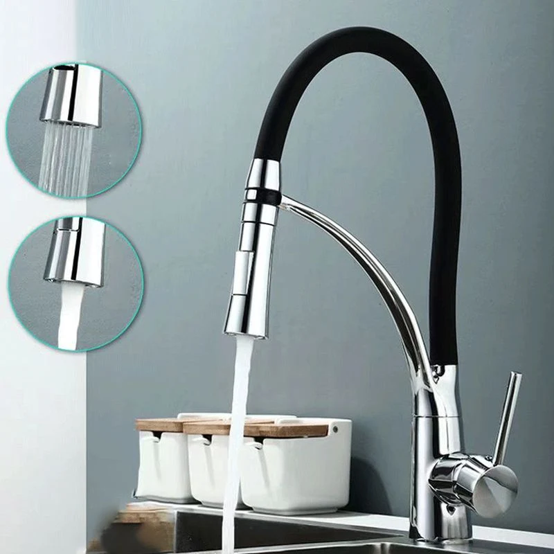 Skanto | Moderne 1-Griff-Armatur Kupfer berührungslos mit Wasserspender Standard-Küchenarmatur