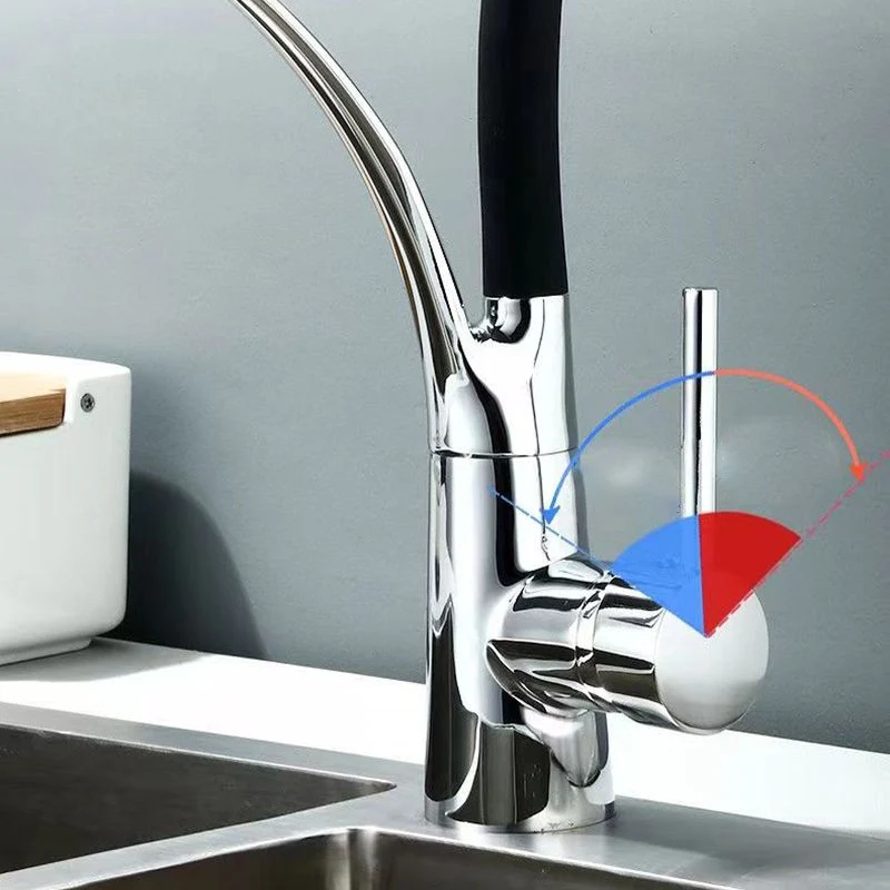 Skanto | Moderne 1-Griff-Armatur Kupfer berührungslos mit Wasserspender Standard-Küchenarmatur