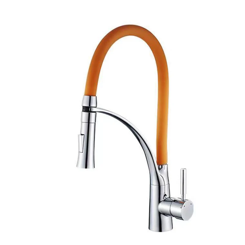 Skanto | Moderne 1-Griff-Armatur Kupfer berührungslos mit Wasserspender Standard-Küchenarmatur