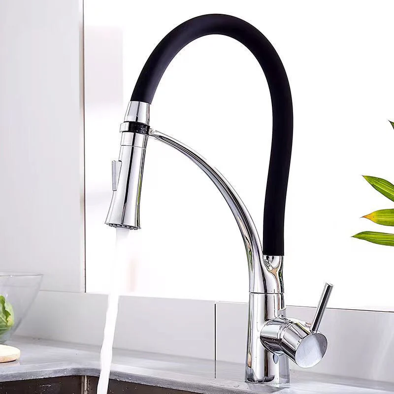 Skanto | Moderne 1-Griff-Armatur Kupfer berührungslos mit Wasserspender Standard-Küchenarmatur