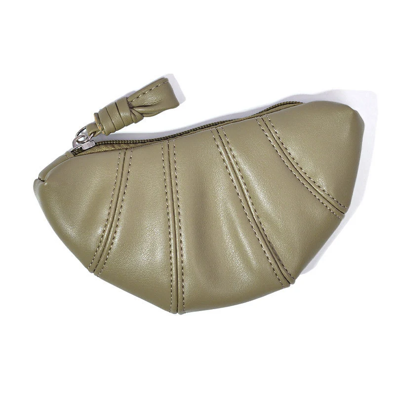 Stilvolle Leder Münztasche