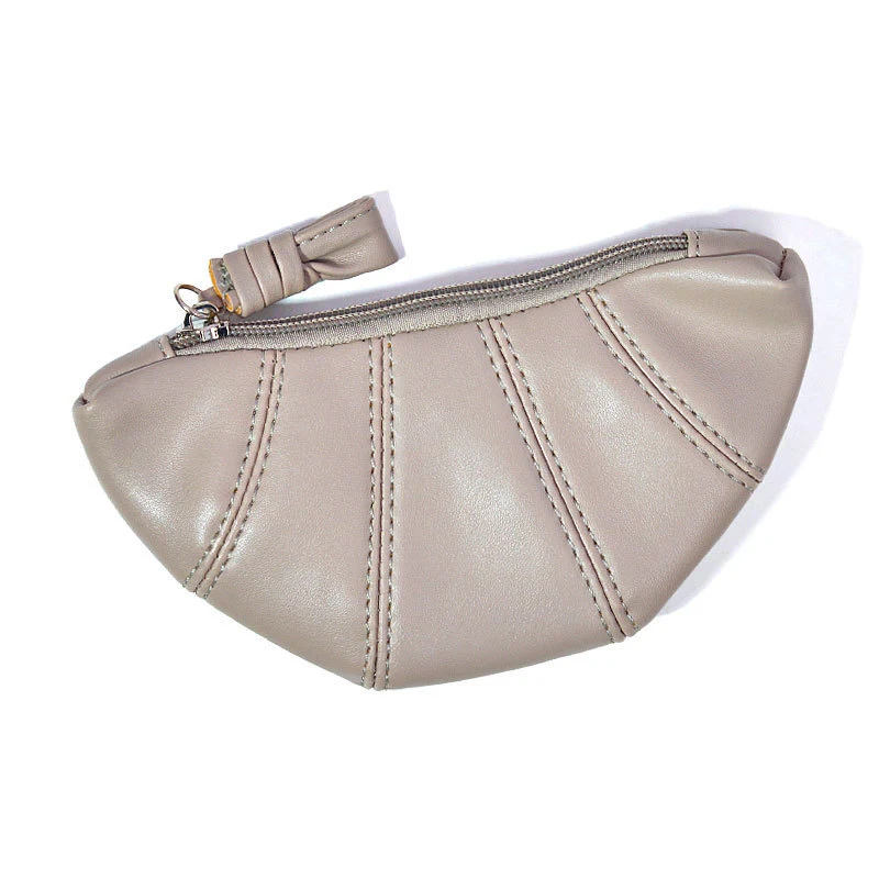 Stilvolle Leder Münztasche