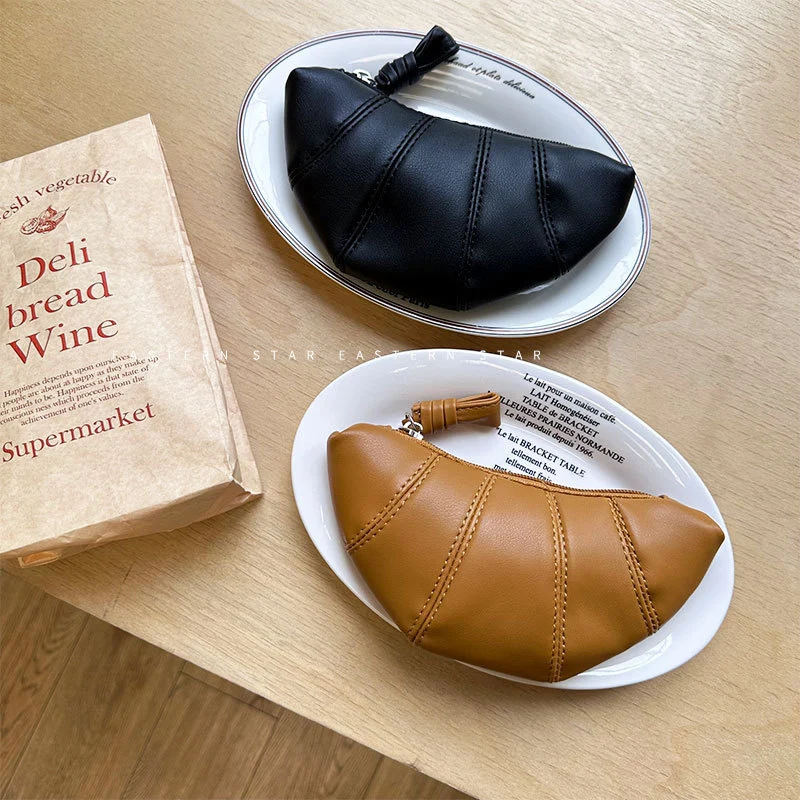 Stilvolle Leder Münztasche