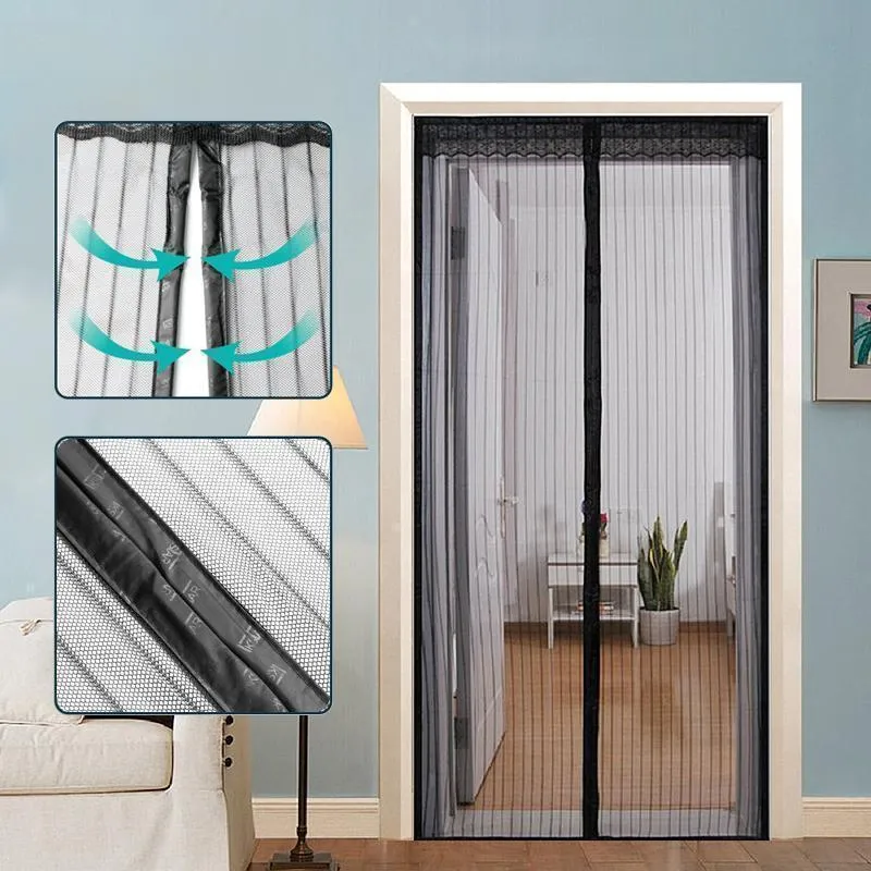 Skanto | Magnetischer Fliegengittervorhang mit durchgehendem Klettverschluss
