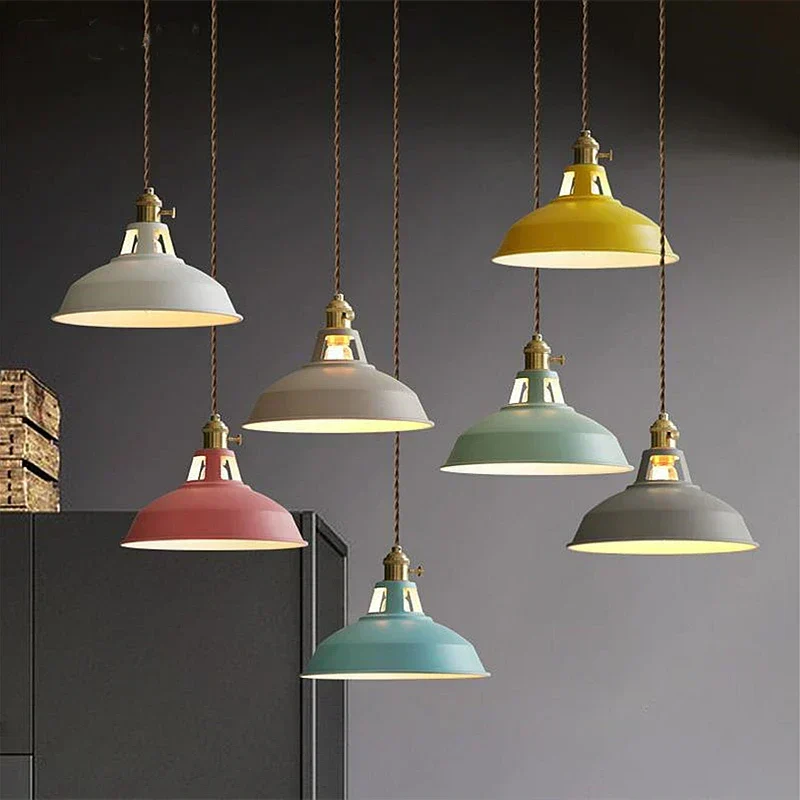 Skanto | Nordische Industrielle LED-Pendelleuchte Retro