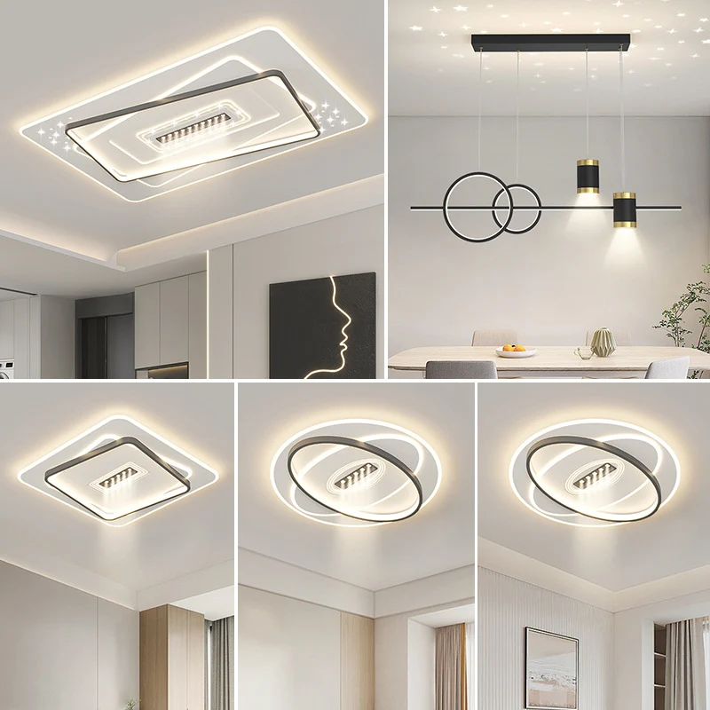 Moderne Minimalistische LED Deckenleuchte
