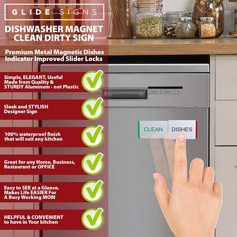 Clean or Dirty Dishwasher Magnet